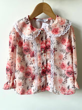 Afbeelding in Gallery-weergave laden, Blouse chiffon bordeaux
